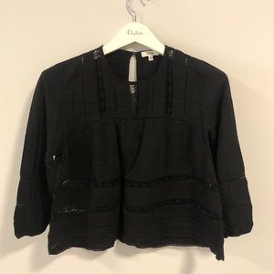 Aritzia Wilfred Peasant Blouse Top